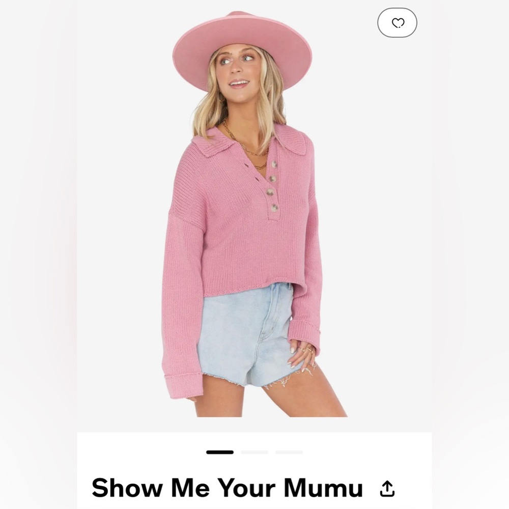 NWOT Mumu sweater! So comfy and cute!!